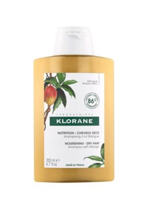KLORANE Shampooing à la Mangue - Cheveux Secs et Abîmés