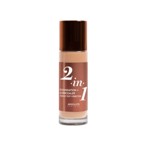 ABSOLUTE NEW YORK 2in1 Foundation & Concealer Neutral Shell 35ml Fond Teint Correcteur Couvrance Modulable Teint Unifié