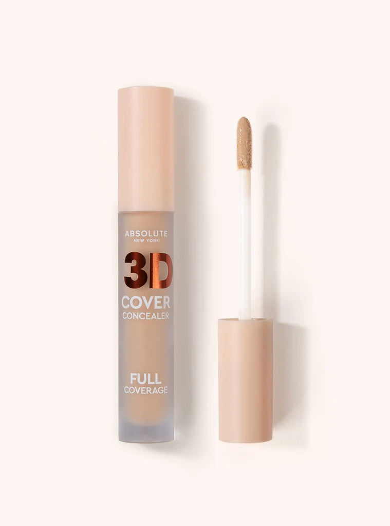 ABSOLUTE NEW YORK 3D Cover Concealer Neutral Beige 5.5ml Correcteur Teint Couvrance Haute Précision Anti-Cernes