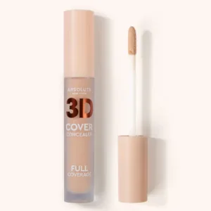 ABSOLUTE NEW YORK 3D Cover Concealer Peachy Ivory 5.5ml Correcteur Teint Couvrance Haute Précision Anti-Cernes