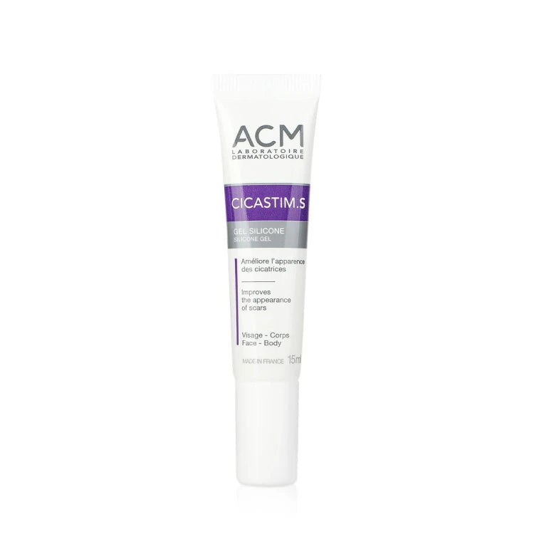 ACM Cicastim S Gel Silicone 15ml Cicatrisation Intensive Cicatrices Visage Corps Réparation Protectrice