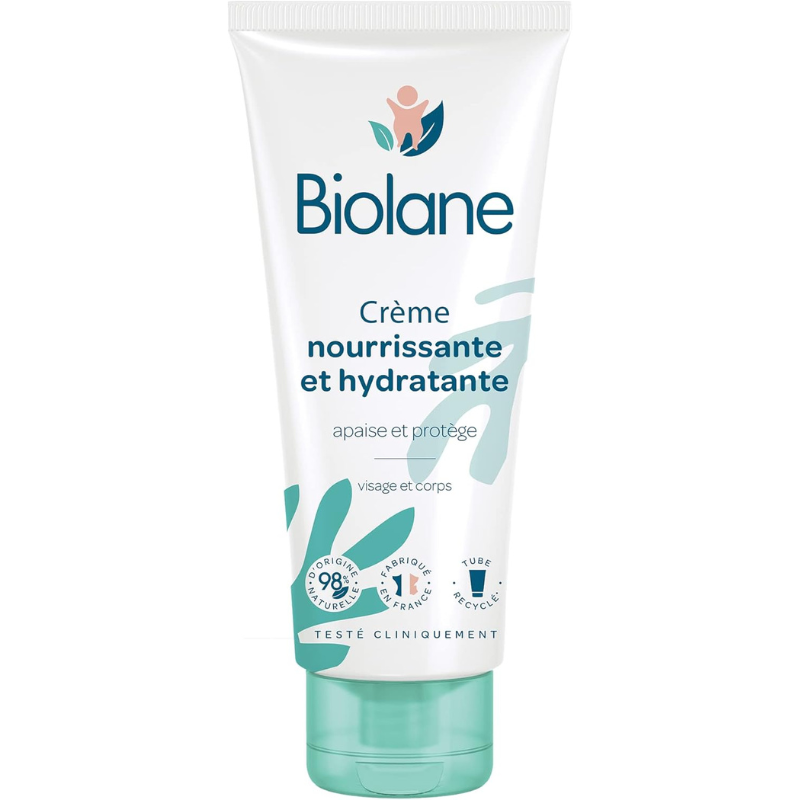 BIOLANE Crème Nourrisante et Hydratante 50ml Crème Visage Bébé Nutrition Hydratation