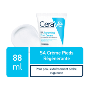 CeraVe SA Crème Pieds Régénérante 88ml - Exfoliation Douce & Réparation Intensive