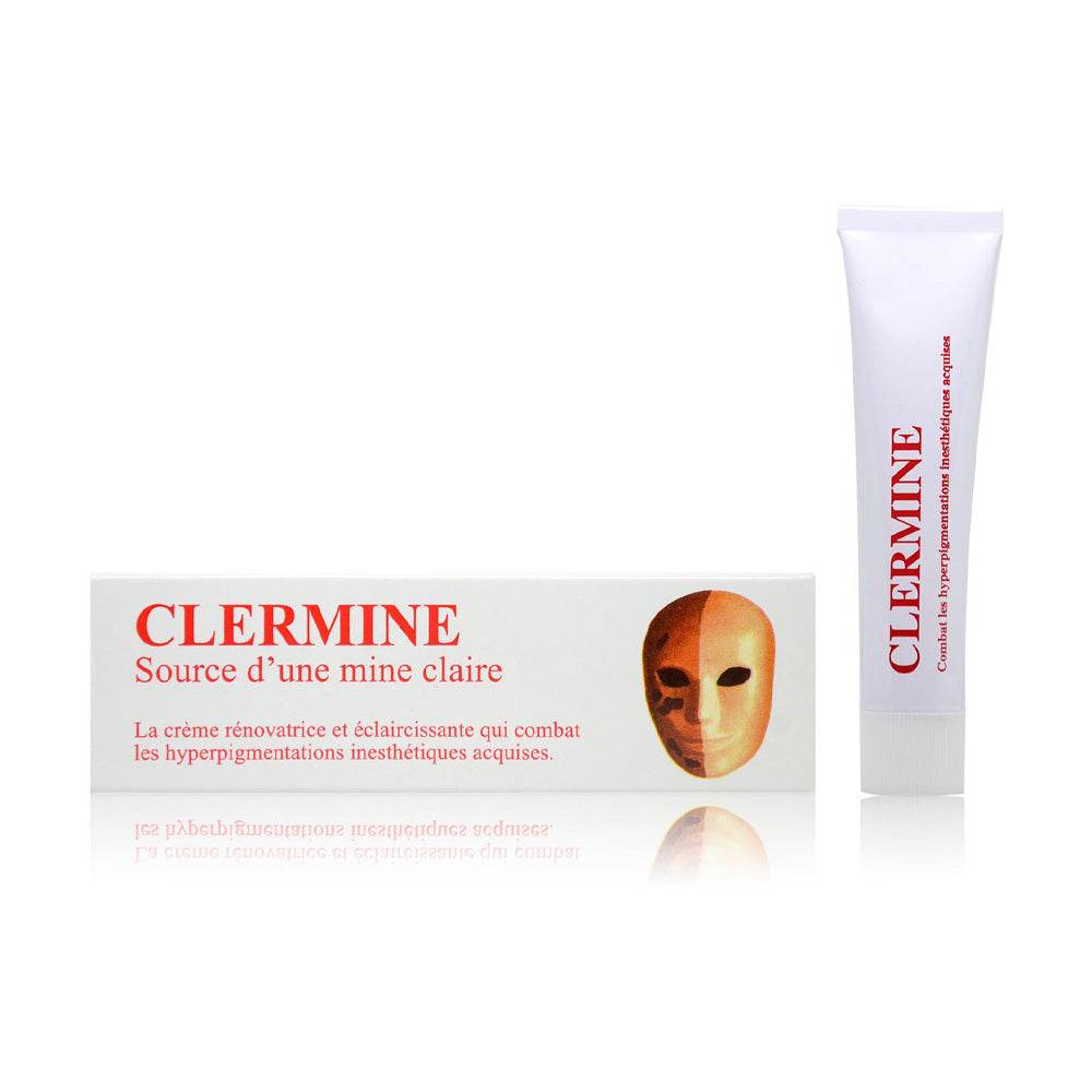 CLERMINE Crème Éclaircissante 30g Hydroquinone 2% Anti-Taches Pigmentaires Hyperpigmentation Uniformise Teint