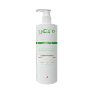 CLINICEUTICA Sebioskin Gel Nettoyant 250ml Purifiant Peaux Grasses Acnéiques Sans Savon
