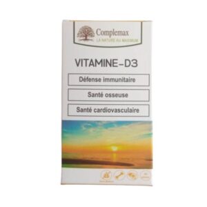 Complemax Vitamine D3 60 Gélules - 2000 UI Immunité Os Muscles
