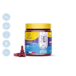 CYGNE Multivit Kids Complément Alimentaire Enfant Multivitamines Minéraux Croissance Immunité Développement Goût Fruité