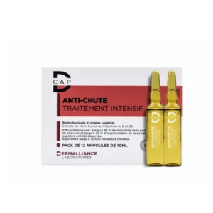 D-CAP Traitement Intensif Anti-Chute 12x10ml Ampoules Capillaires Fortifiant Croissance Cheveux Tous Types Cheveux