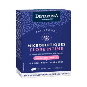 DIETAROMA Microbiotique Flore Intime 20 Gélules - Équilibre & Confort Pure - Probiotiques Spécialisés