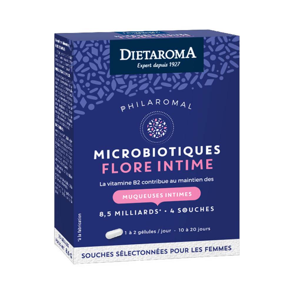 DIETAROMA Microbiotique Flore Intime 20 Gélules - Équilibre & Confort Pure - Probiotiques Spécialisés