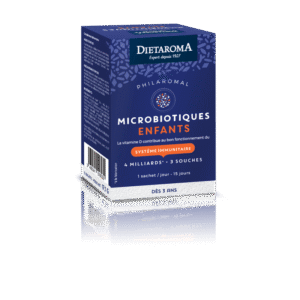 DIETAROMA Probiotiques Enfants 15 Sachets - 4 Milliards UFC - Flore Intestinale & Immunité