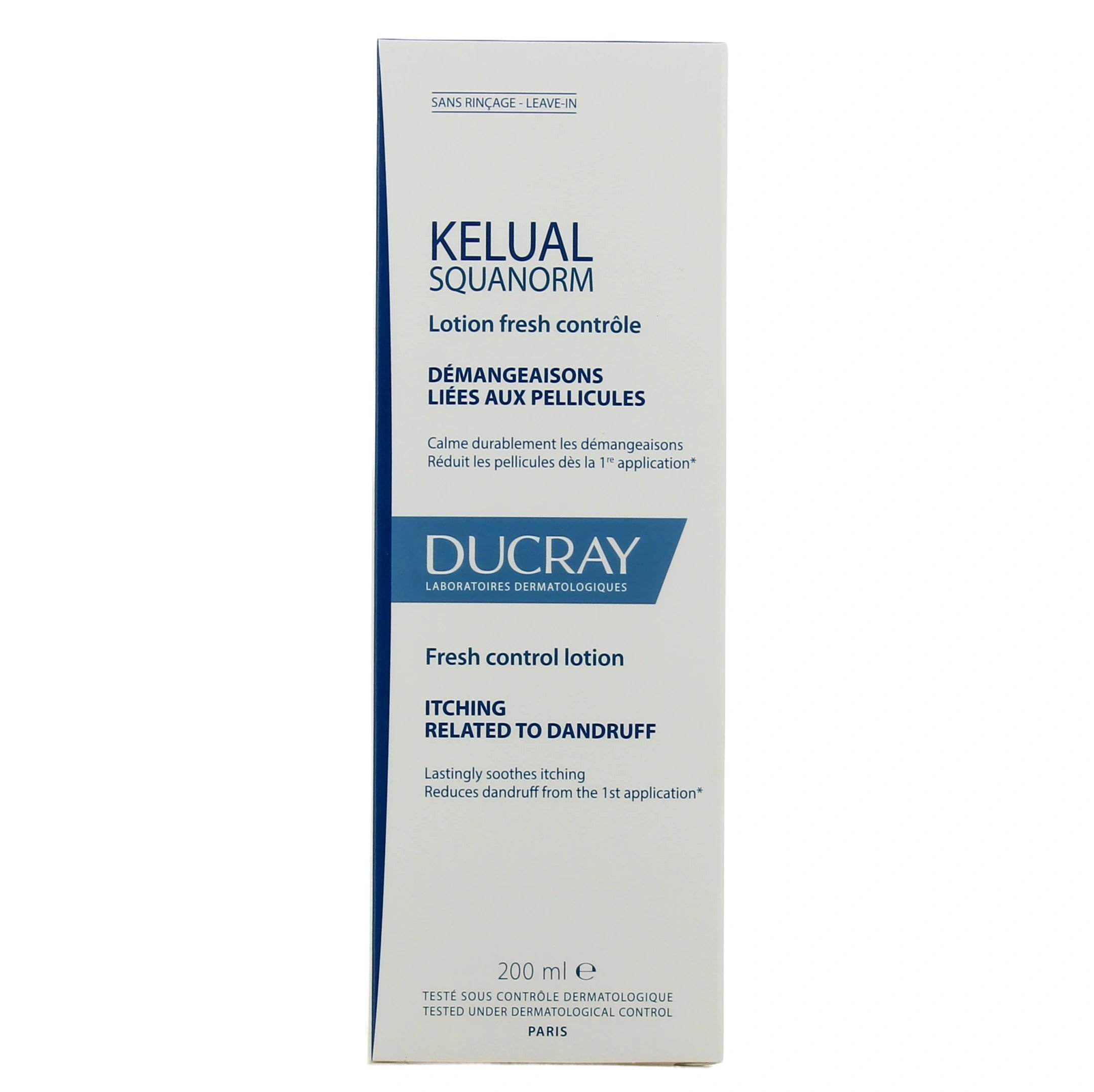 DUCRAY Squanorm Lotion Antipelliculaire Au Zinc 200ml - Traitement Intensif
