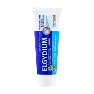 ELGYDIUM Junior Bubble Dentifrice Enfant 7-12 ans Goût Bubble Fluor Renforcé Dents Définitives 50ml