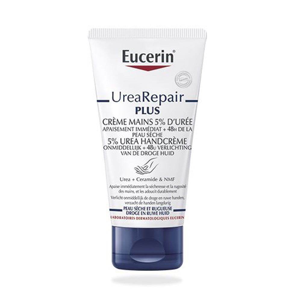 Eucerin UreaRepair PLUS Crème Mains 5% d'Urée 75ml - Soin Intensif Mains Sèches