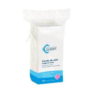 Gilbert Carrés de Soin Visage et Corps 100 unités