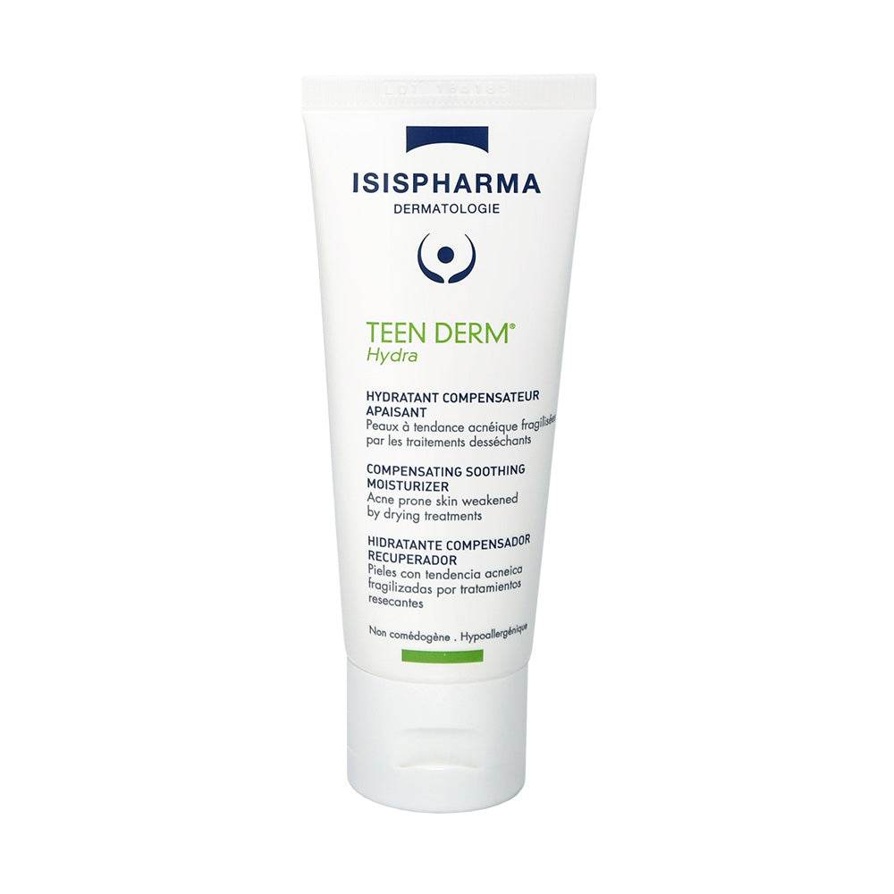 Isispharma Teen Derm Hydra Soin Hydratant Compensateur Apaisant 40ml Jeunes Peaux