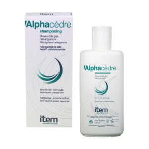 ITEM Alphacèdre Shampoing Cheveux Très Gras Démangeaisons 200ml Shampooing Séborégulateur Apaisant Purifiant