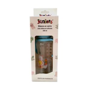 Juniors Biberons En Verre+Poignet GM 250ml