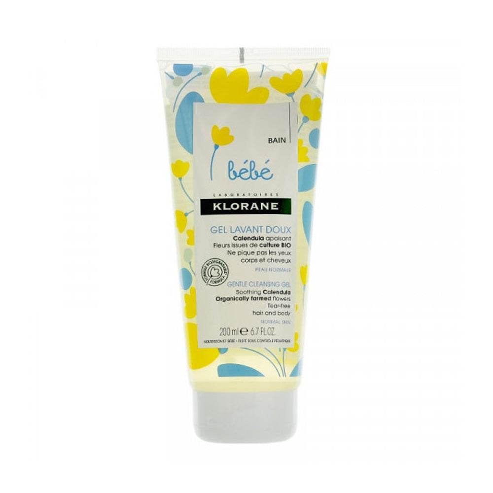 KLORANE Bébé Gel Lavant Doux Au Calendula - Corps et Cheveux + Cadeau 🎁