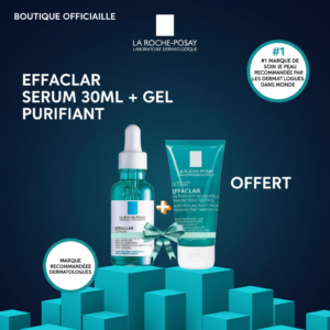 LA ROCHE-POSAY Effaclar Pack Sérum Ultra Concentré 15 ml + Gel Micro 50ml Anti-Imperfections