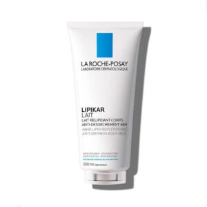 La Roche-Posay Lipikar Lait Relipidant Anti-Dessèchement - Lait Corporel Hydratant 48h Peaux Sèches