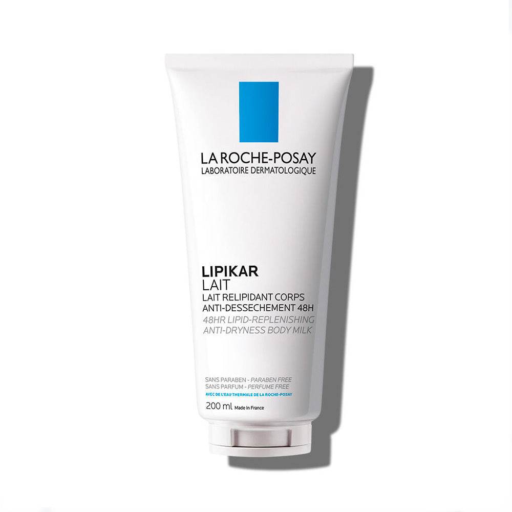 La Roche-Posay Lipikar Lait Relipidant Anti-Dessèchement - Lait Corporel Hydratant 48h Peaux Sèches