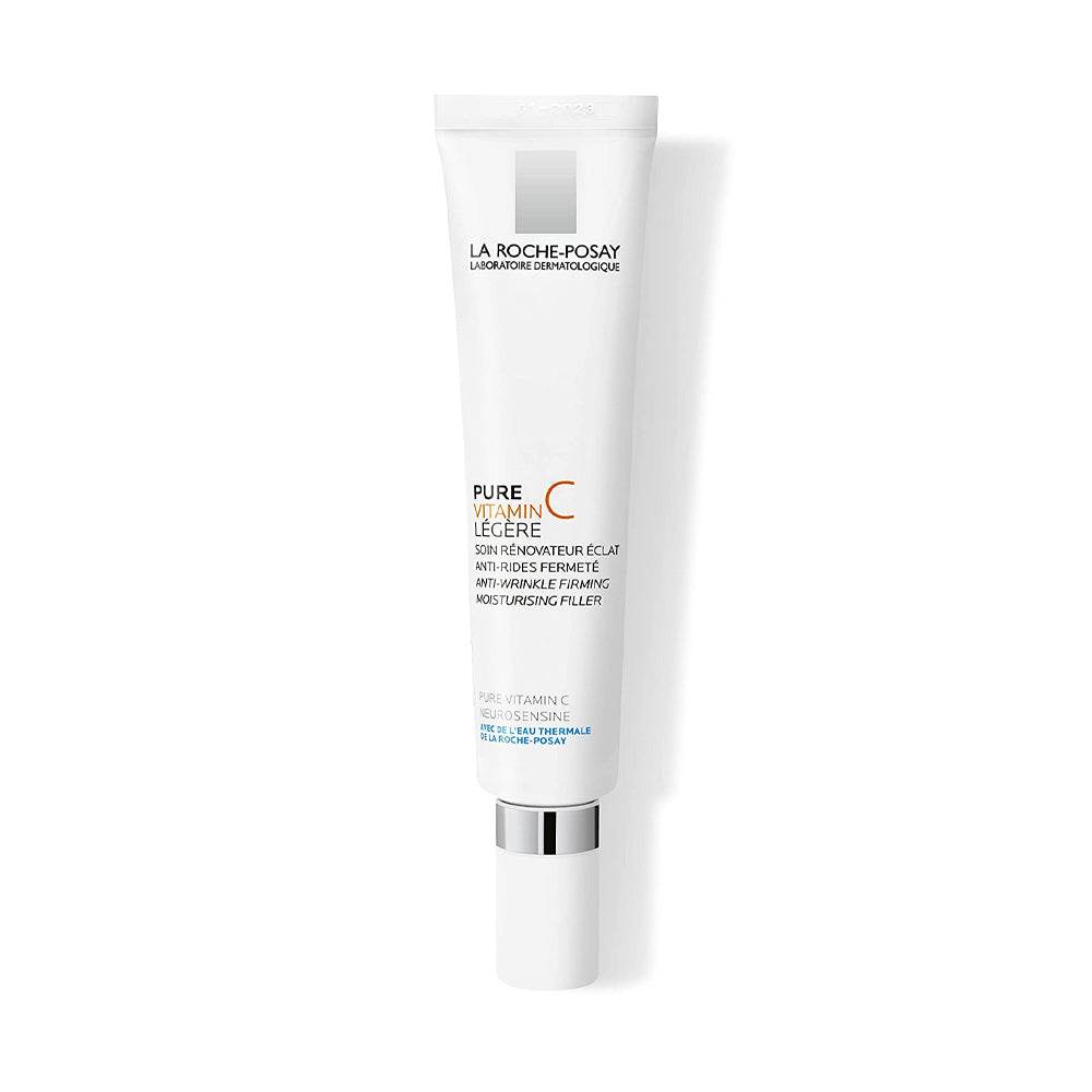 LA ROCHE-POSAY Pure Vitamin C Légère 40ml Crème Anti-Âge Éclat Vitamine C Pure 10% Peaux Normales Mixtes Base Maquillage