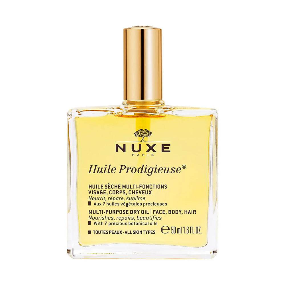 NUXE Huile Prodigieuse Sèche 100ml 6 Huiles Précieuses Vitamine E Multi-Usage Visage Corps Cheveux
