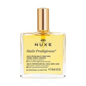 NUXE Huile Prodigieuse Sèche 100ml 6 Huiles Précieuses Vitamine E Multi-Usage Visage Corps Cheveux