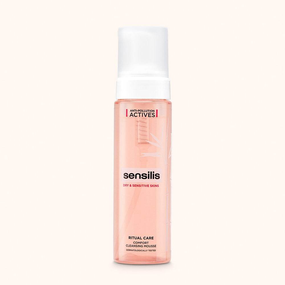 SENSILIS Ritual Care Cleansing Mousse 200ml Mousse Nettoyante Douce Bambou Vitamine B5 Peaux Sèches Sensibles Réactives