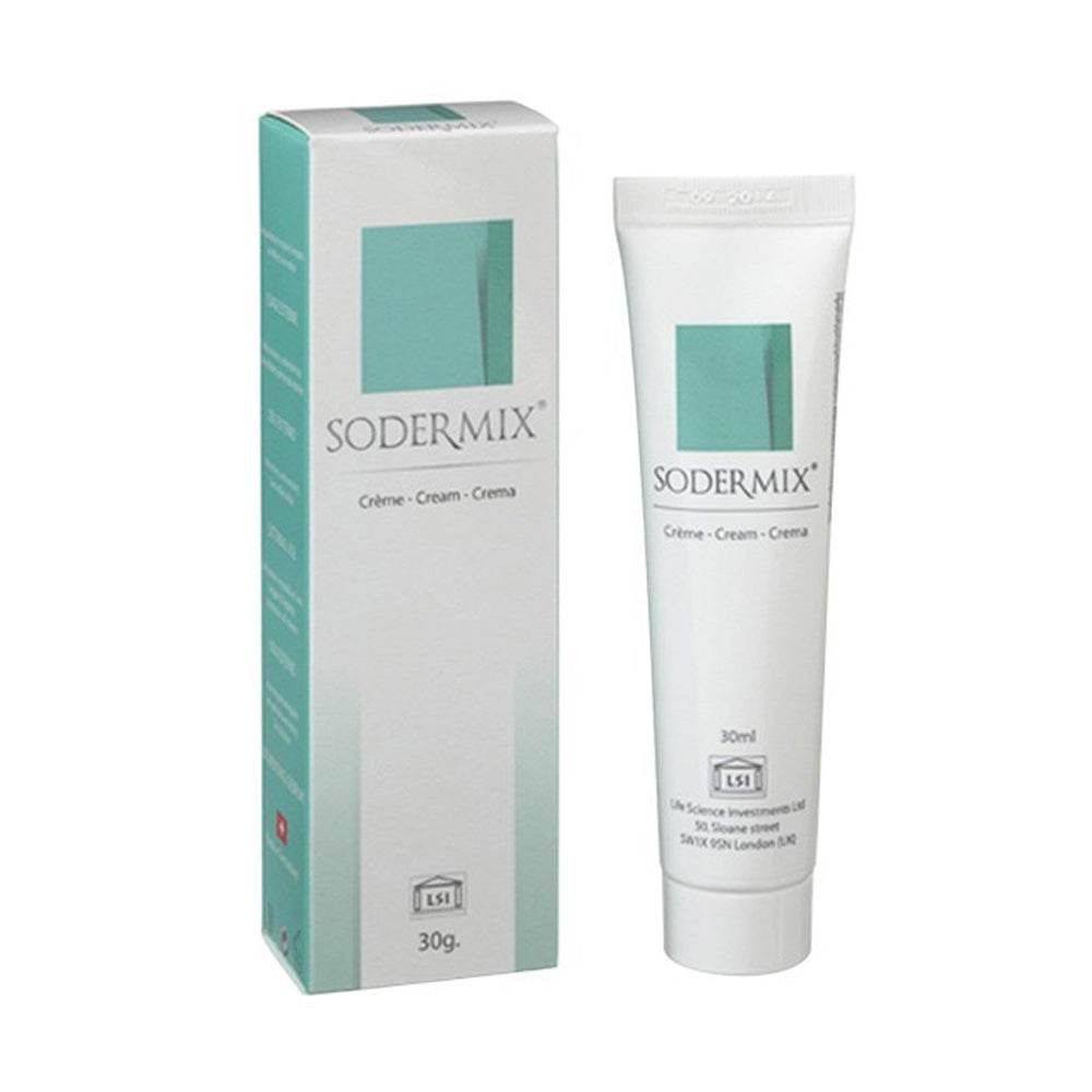 SODERMIX Crème Cicatrisante 30g Superoxyde Dismutase SOD Eczéma Psoriasis Rosacée Cicatrices Visage Corps