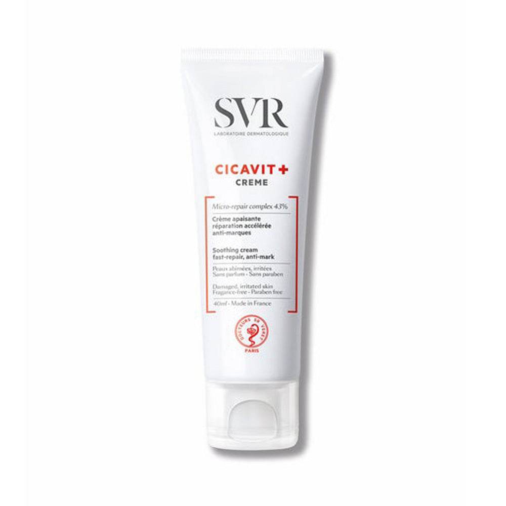 SVR CICAVIT+ Crème Réparatrice 40ml Urgences Cutanées Cicatrisation Turbo 3x Plus Rapide