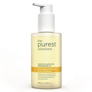 The Purest Solutions Nettoyant Exfoliant Acide Salicylique 0,5% + Niacinamide 1% 200ml