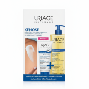 URIAGE Pack Xémose Peaux Très Sèches Atopiques Crème Relipidante + Huile Lavante Apaisante Hydratation Intense