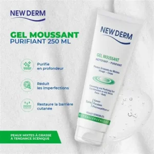 New Derm Gel Moussant Purifiant 250ml