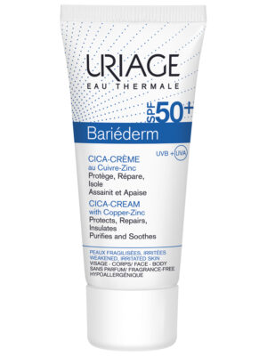 Uriage – Bariéderm – Cica-Crème SPF50+ au Cuivre-Zinc – 40 ml